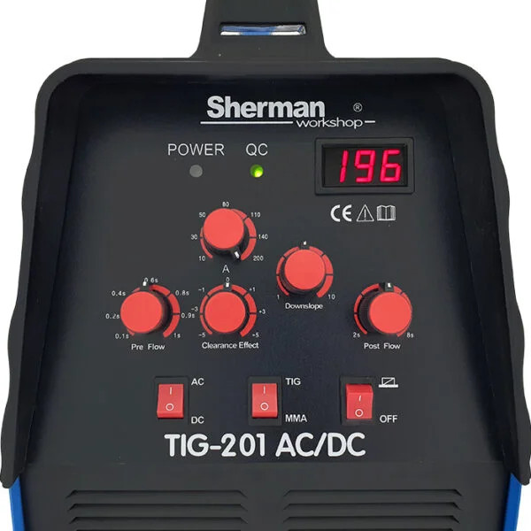 Sherman TIG 201 AC/DC sveiseapparat TIG håndtak med wolfram - Bilde 2