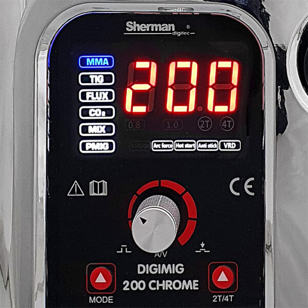 Sherman DIGIMIG 200 CHROME sveiseapparat - Bilde 7